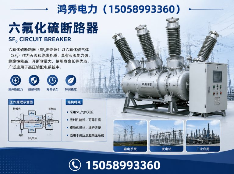 温州六氟化硫断路器展示图